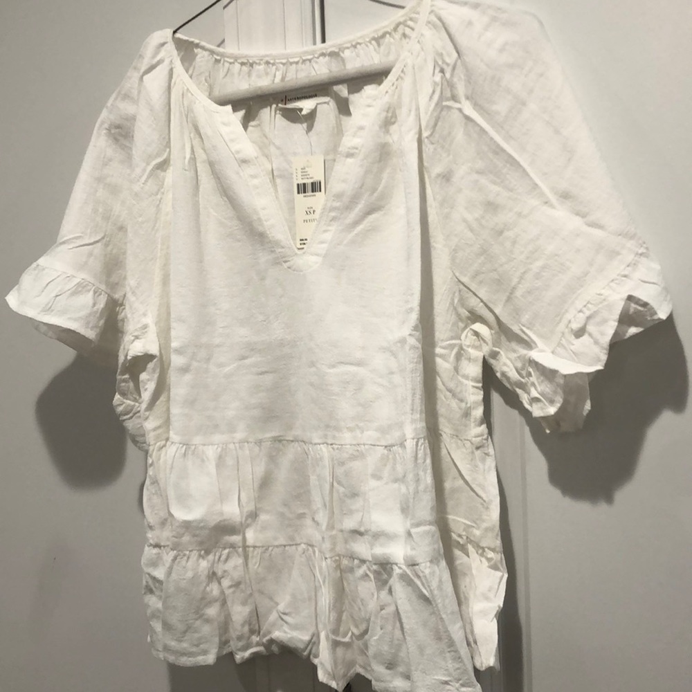 Anthropologie NWT XSP // GESINE TIERED SWING BLOUSE - Picture 3 of 8